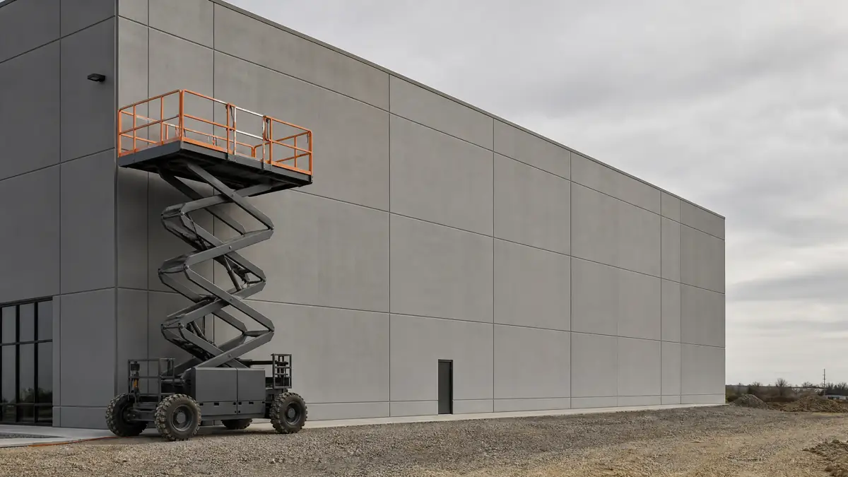 Boom Lifts jobsite access in Greenville
